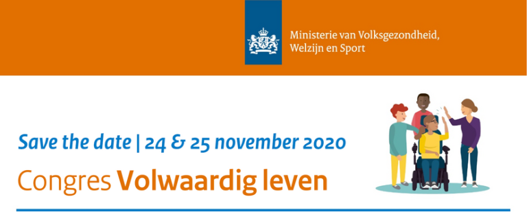 Congres Volwaardig leven op 24 en 25 november 2020 (online)