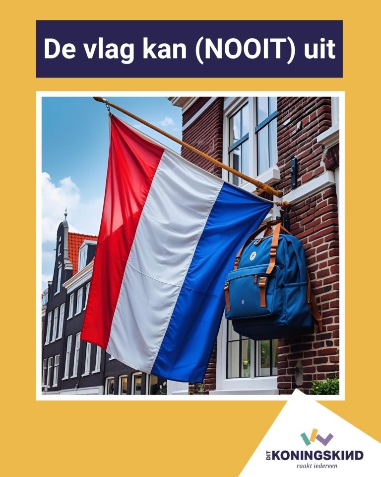 Blog: de vlag kan (nooit) uit 