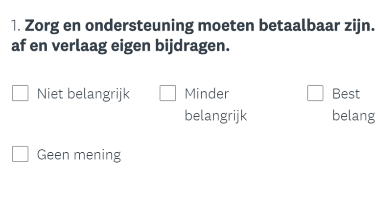 Wat komt er in het verkiezingspamflet voor 2021? Vul de enquête in!